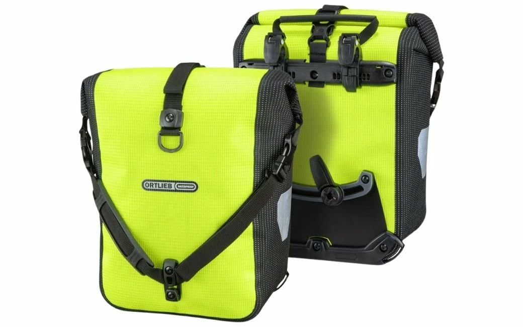 Paire De Sacoche De Voyage Avant ORTLIEB Sport-Roller High Visibility Jaune Fluo 1 Paire De Sacoche De Voyage Avant ORTLIEB Sport-Roller High Visibility Jaune Fluo