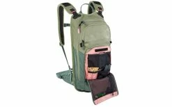 Sac à Dos EVOC Stage 6L Vert Olive + Poche à Eau 2L -Sacoche Vélo Soldes sac a dos evoc stage 6l vert olive poche a eau 2l 3