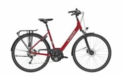 Vélo De Ville Trek Verve 2 Equipé Femme Rouge - 2022