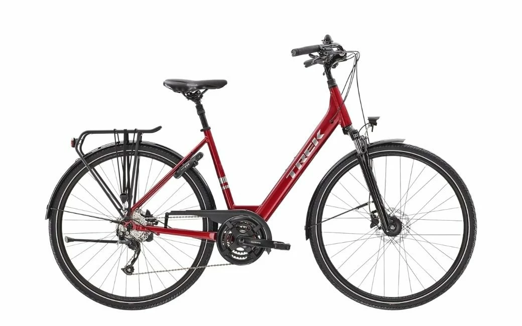 Vélo De Ville Trek Verve 2 Equipé Femme Rouge - 2022 1 Vélo De Ville Trek Verve 2 Equipé Femme Rouge - 2022